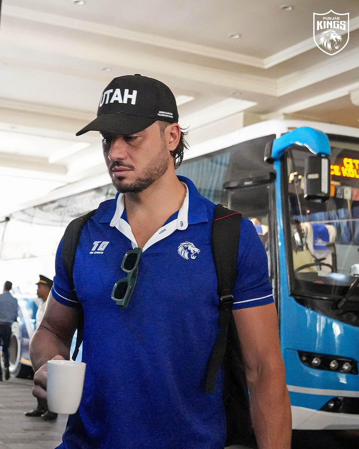 Travel Polo (Blue ) - Punjab Kings