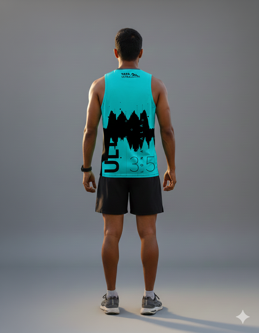 Abstract Male Singlet - Tata Ultra Marathon