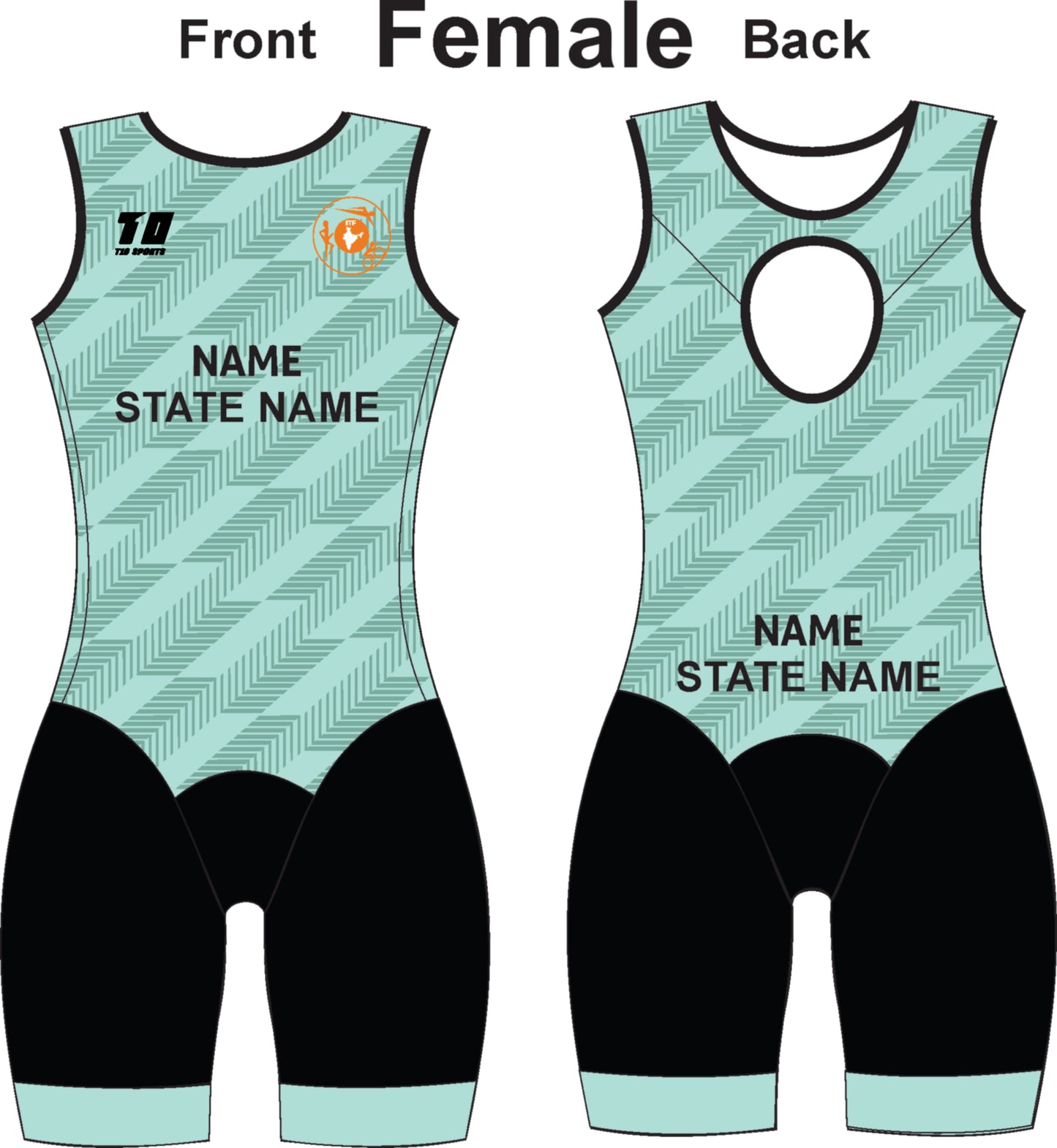Triathlon Female – Aquamarine