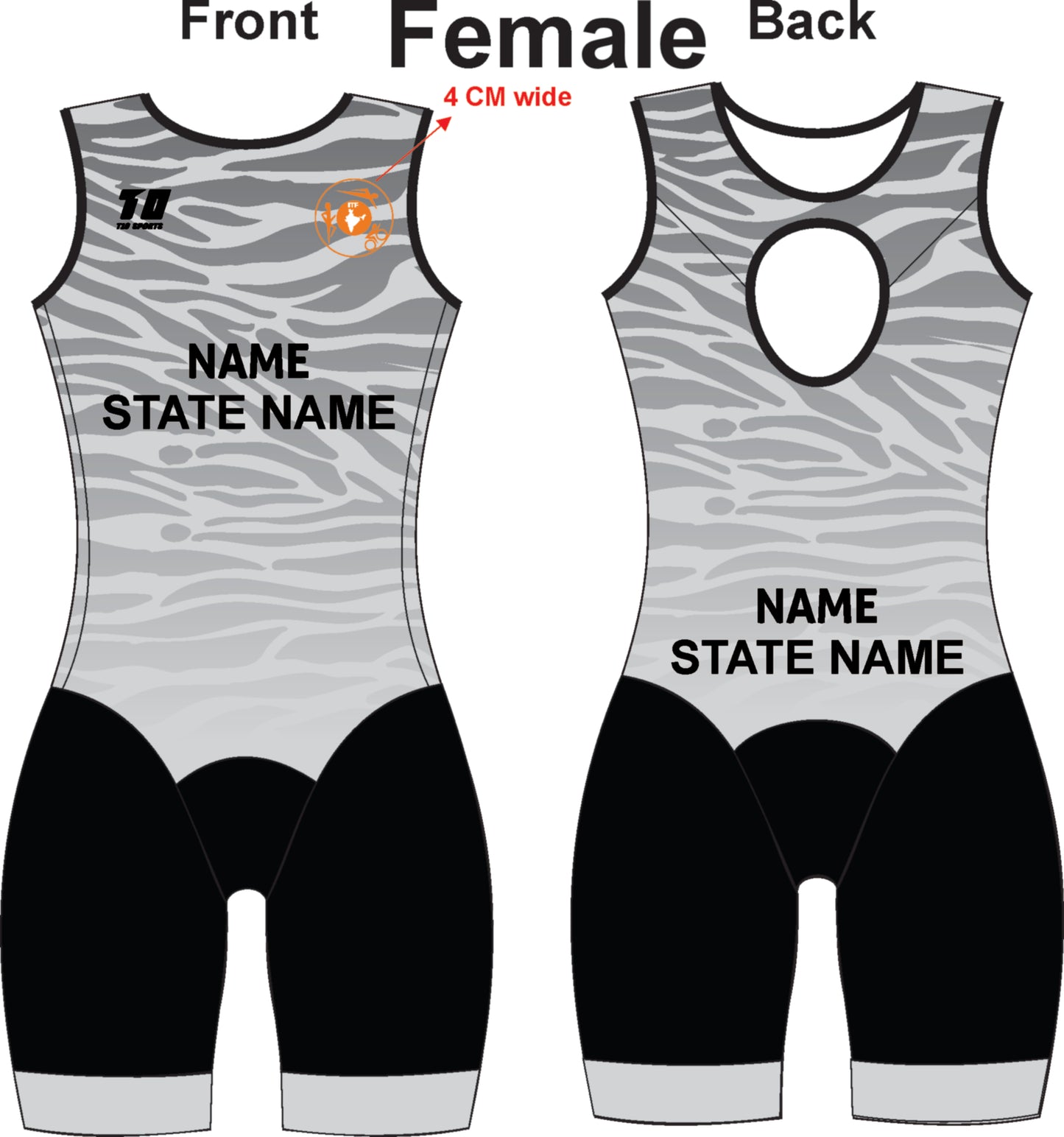 Triathlon Female – Grey Day