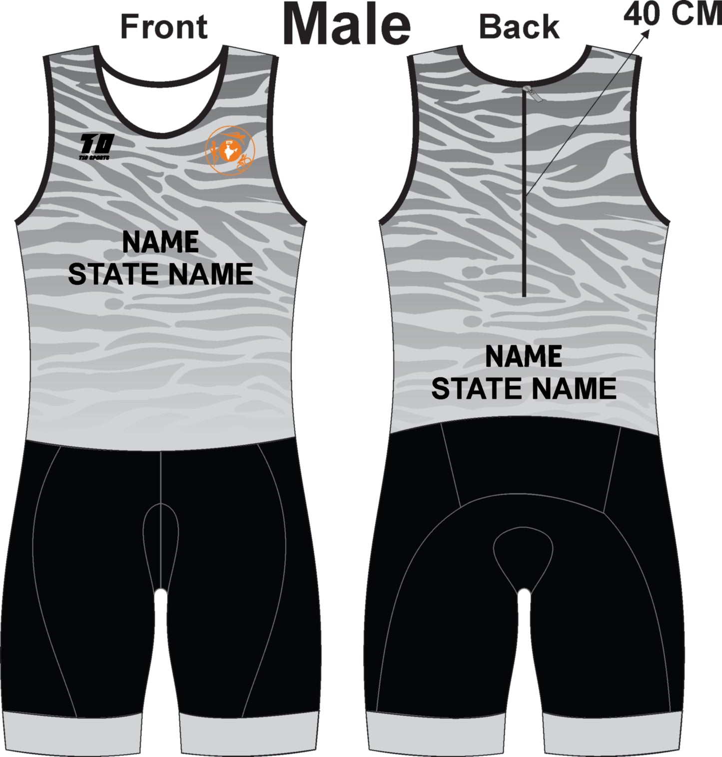 Triathlon Male – Grey Day
