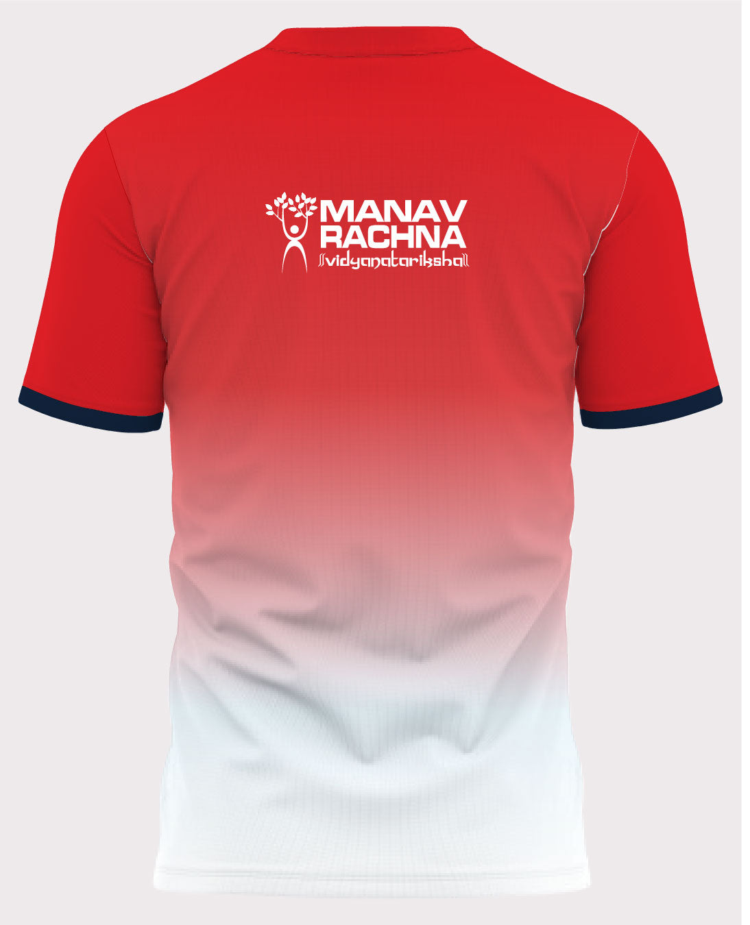 DryFit R/N CLAN House Red T-Shirt - Manav Rachna