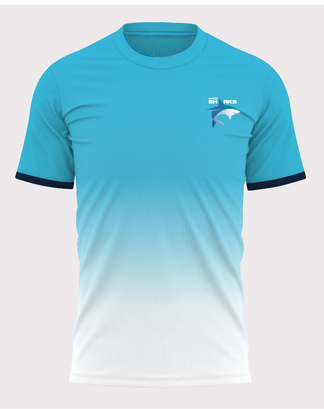 DryFit R/N CLAN House Aqua Blue T-Shirt - Manav Rachna
