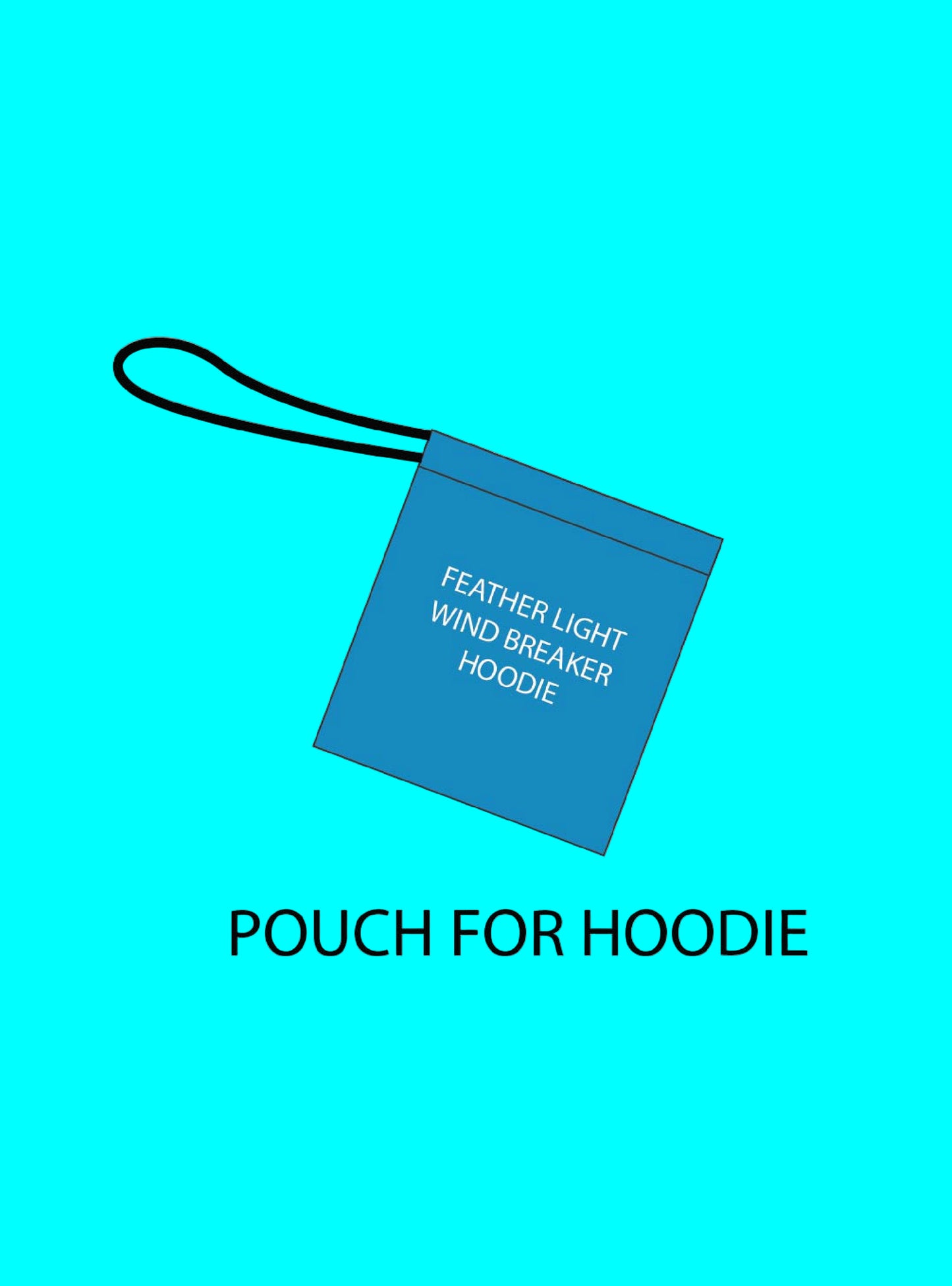 Pocketable Wind Breaker Hoodie Unisex - TSW 25K