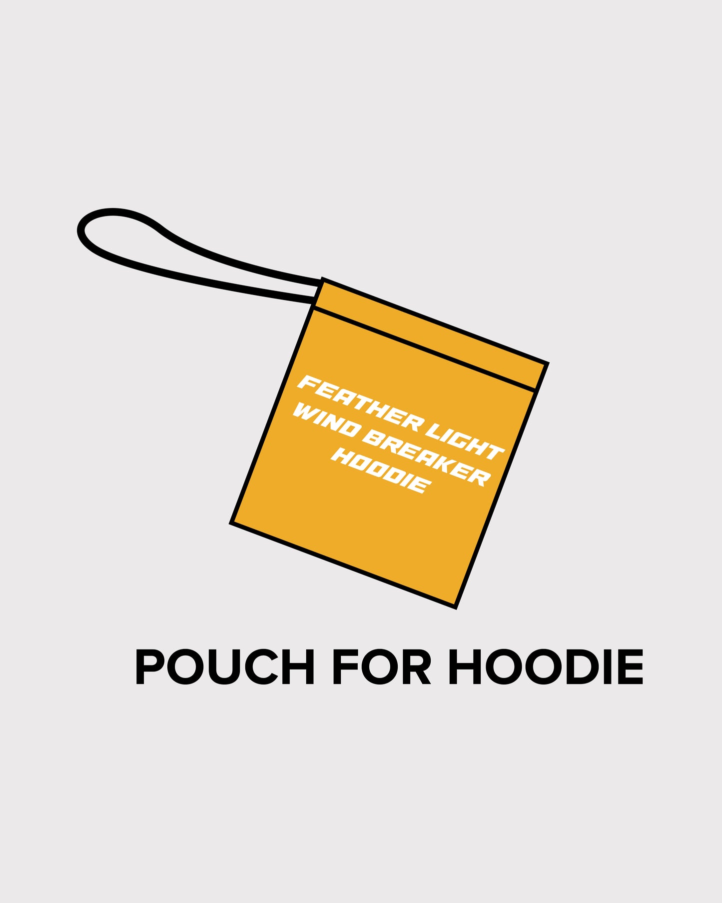 Pocketable Wind Breaker Hoodie Unisex - RunSatara