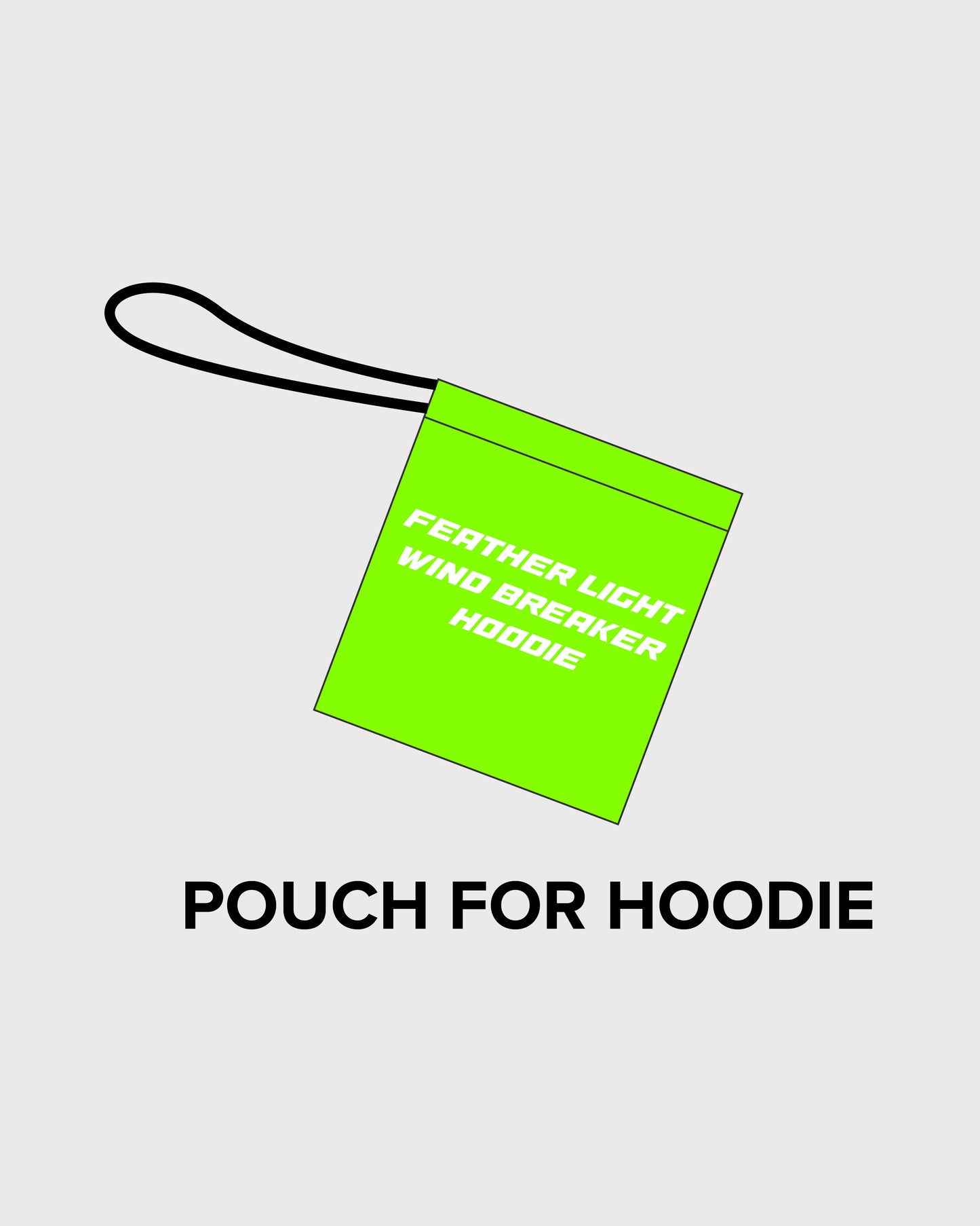 Pocketable Wind Breaker Hoodie Unisex - RunSatara