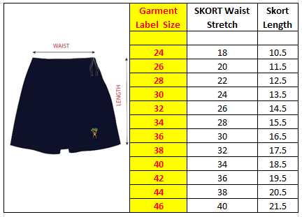 DryFit Skort- Manav Rachna