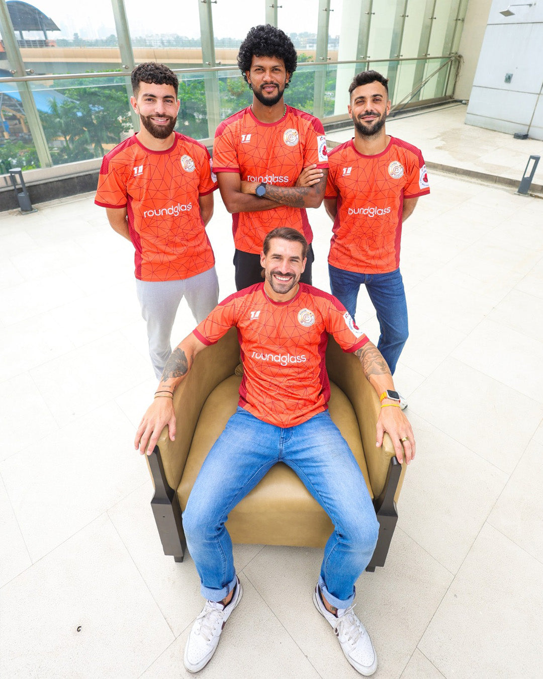 Round Glass FC Replica Jersey