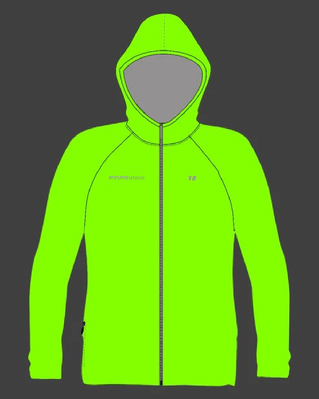 Pocketable Wind Breaker Hoodie Unisex - RunSatara
