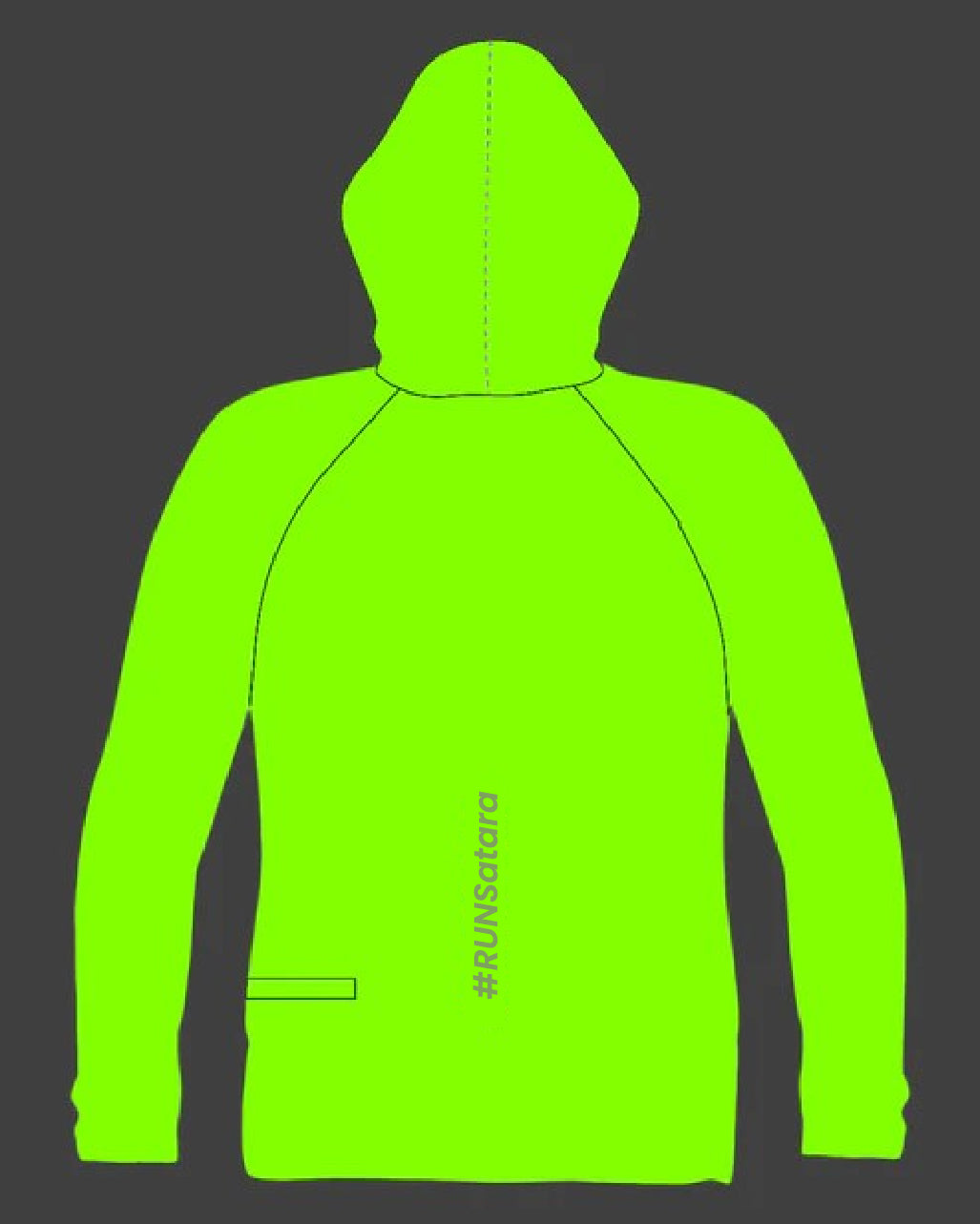Pocketable Wind Breaker Hoodie Unisex - RunSatara