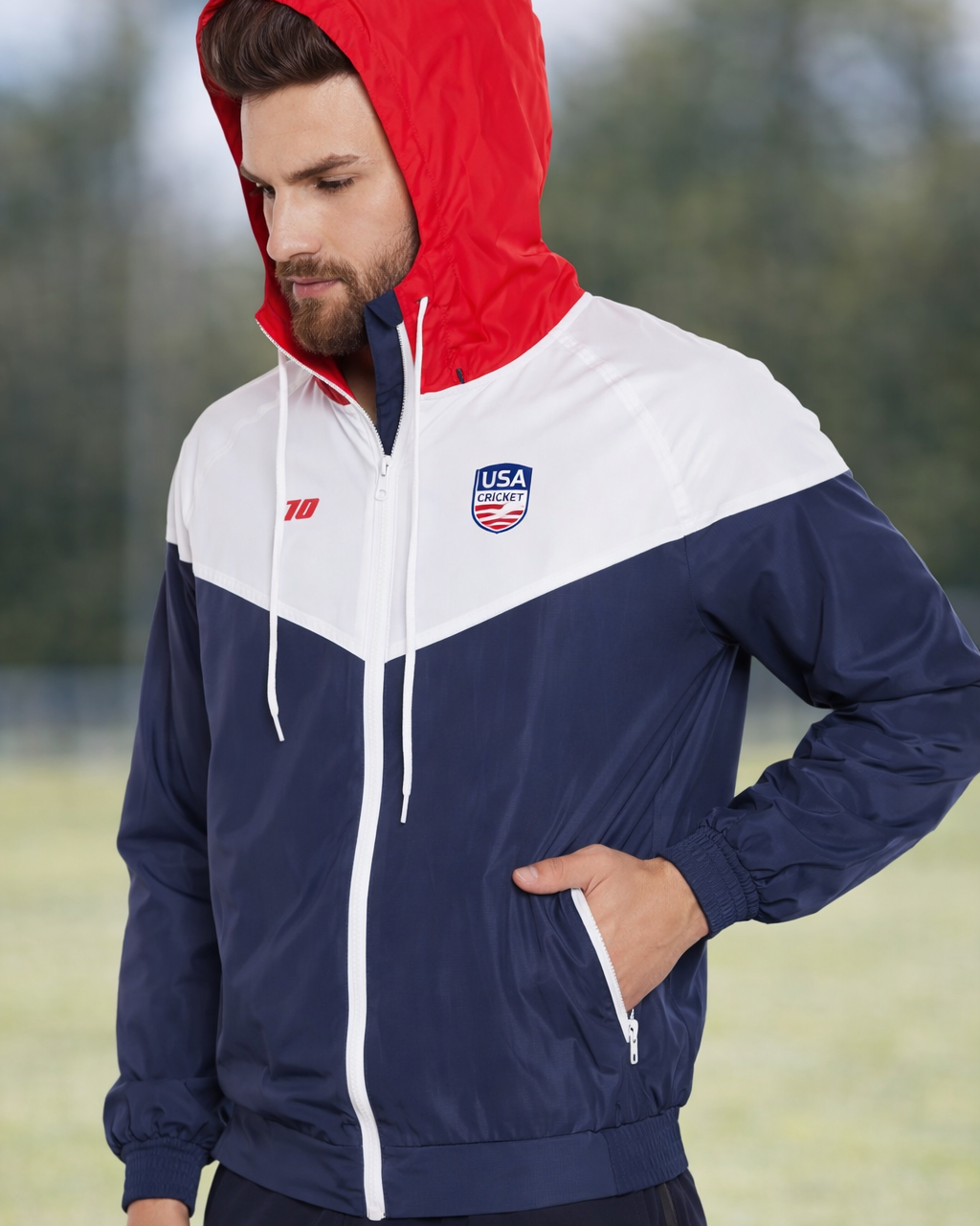 USA Cricket Tracksuit Jacket