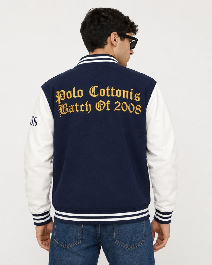 Jacket Navy Blue/White - Bishop Cotton School