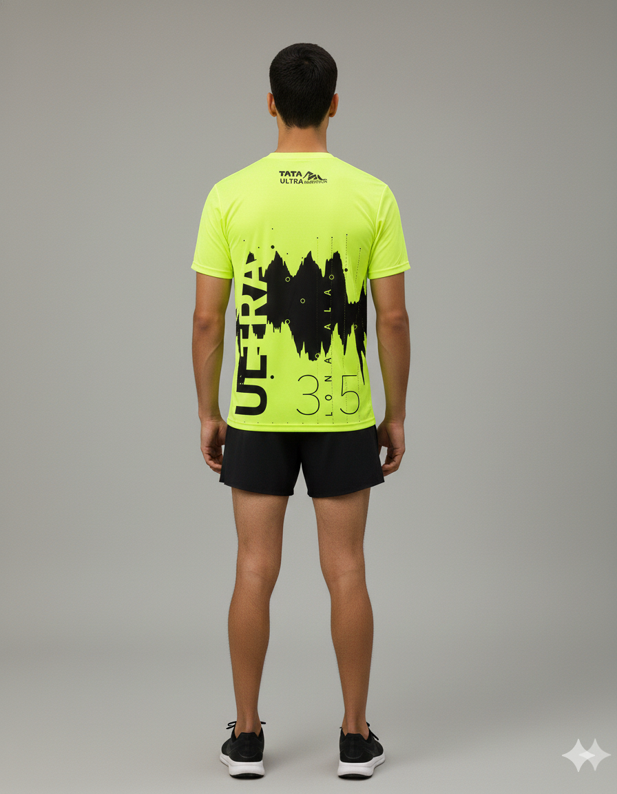 Abstract Male Tee - Tata Ultra Marathon