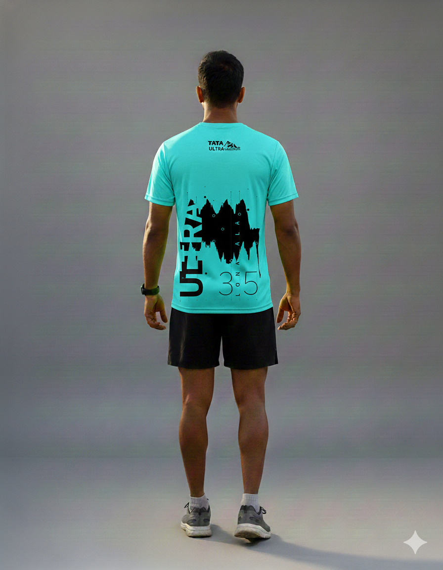 Abstract Male Tee - Tata Ultra Marathon
