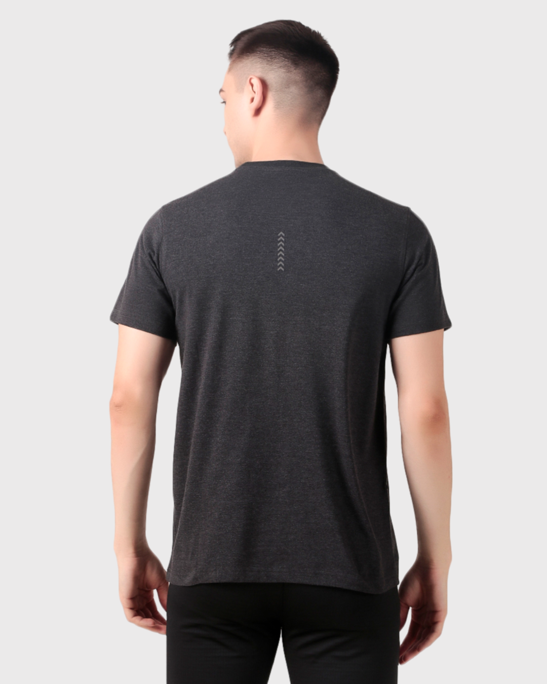 Dark Charcoal Cotton Tee - Hyderabad Runners