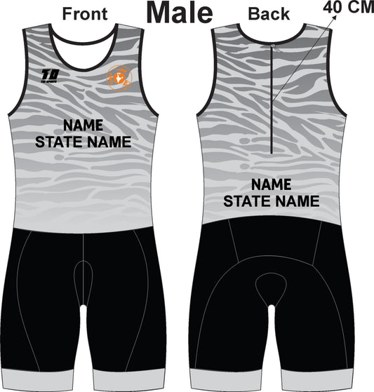 Triathlon Male – Grey Day