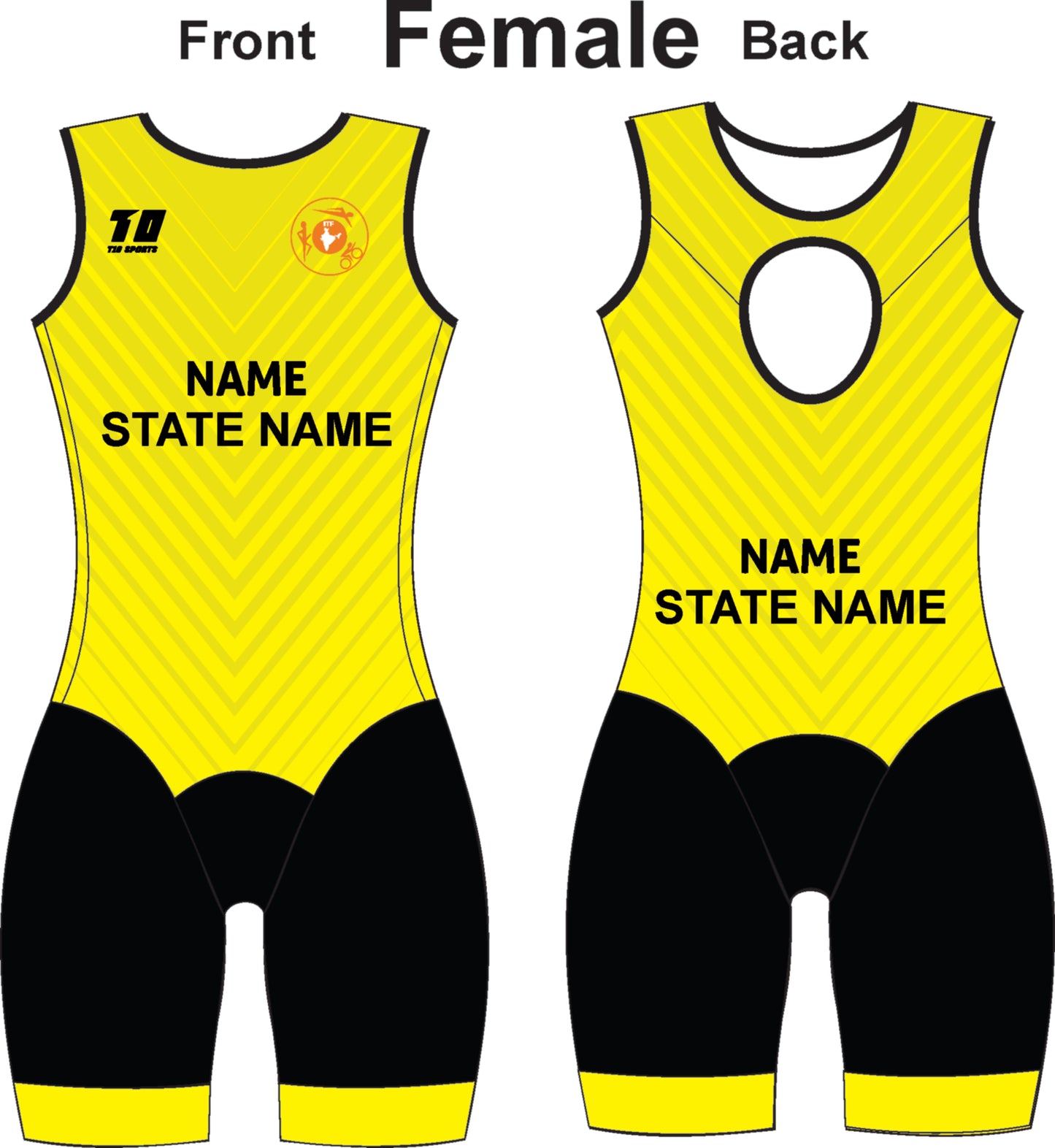 Triathlon Female – Yellow