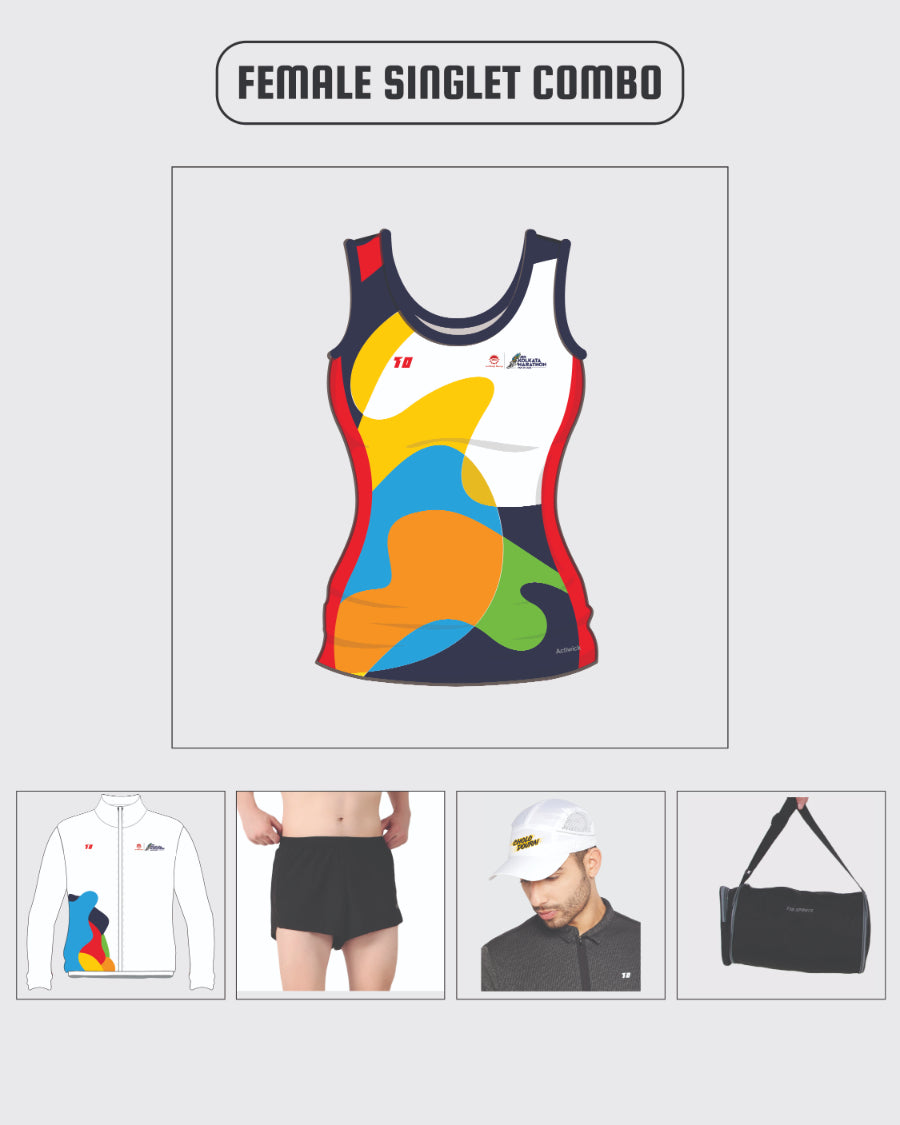 FEMALE TEE COMBO - JBG KOLKATA MARATHON 2026