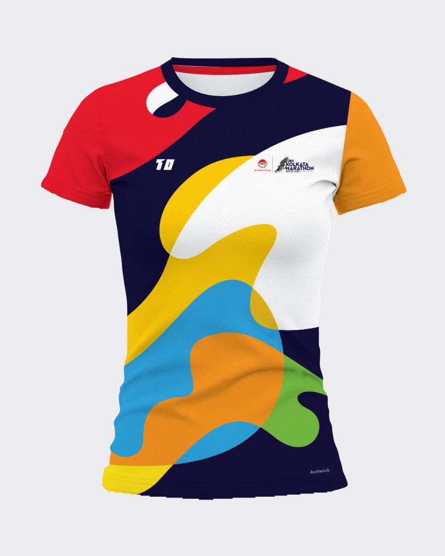 WOMEN’S TSHIRT FULL SUBLIMATION - JBG KOLKATA MARATHON 2026