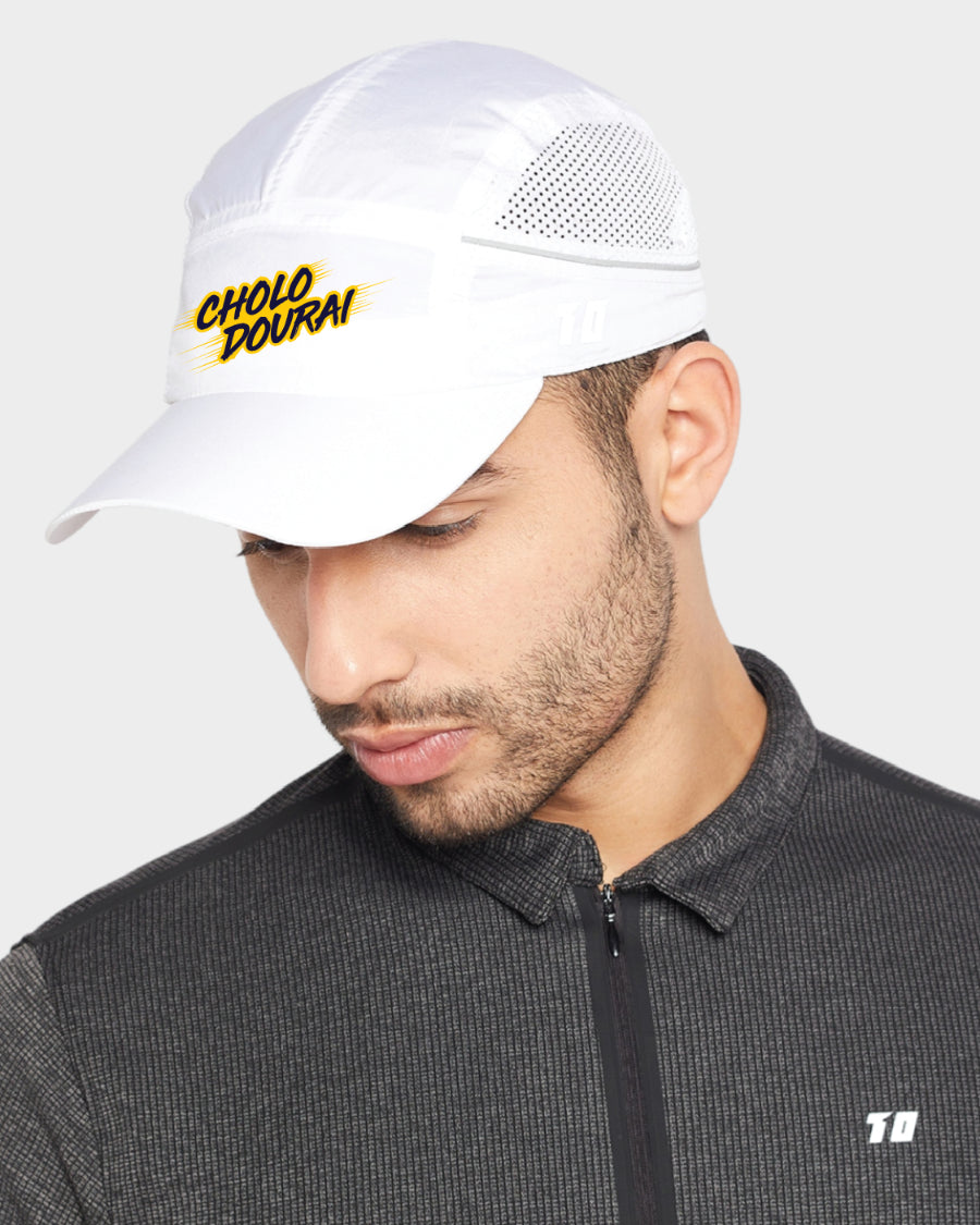 FLYER CAP WHITE - JBG KOLKATA MARATHON 2026