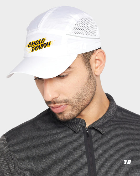 FLYER CAP WHITE - JBG KOLKATA MARATHON 2026