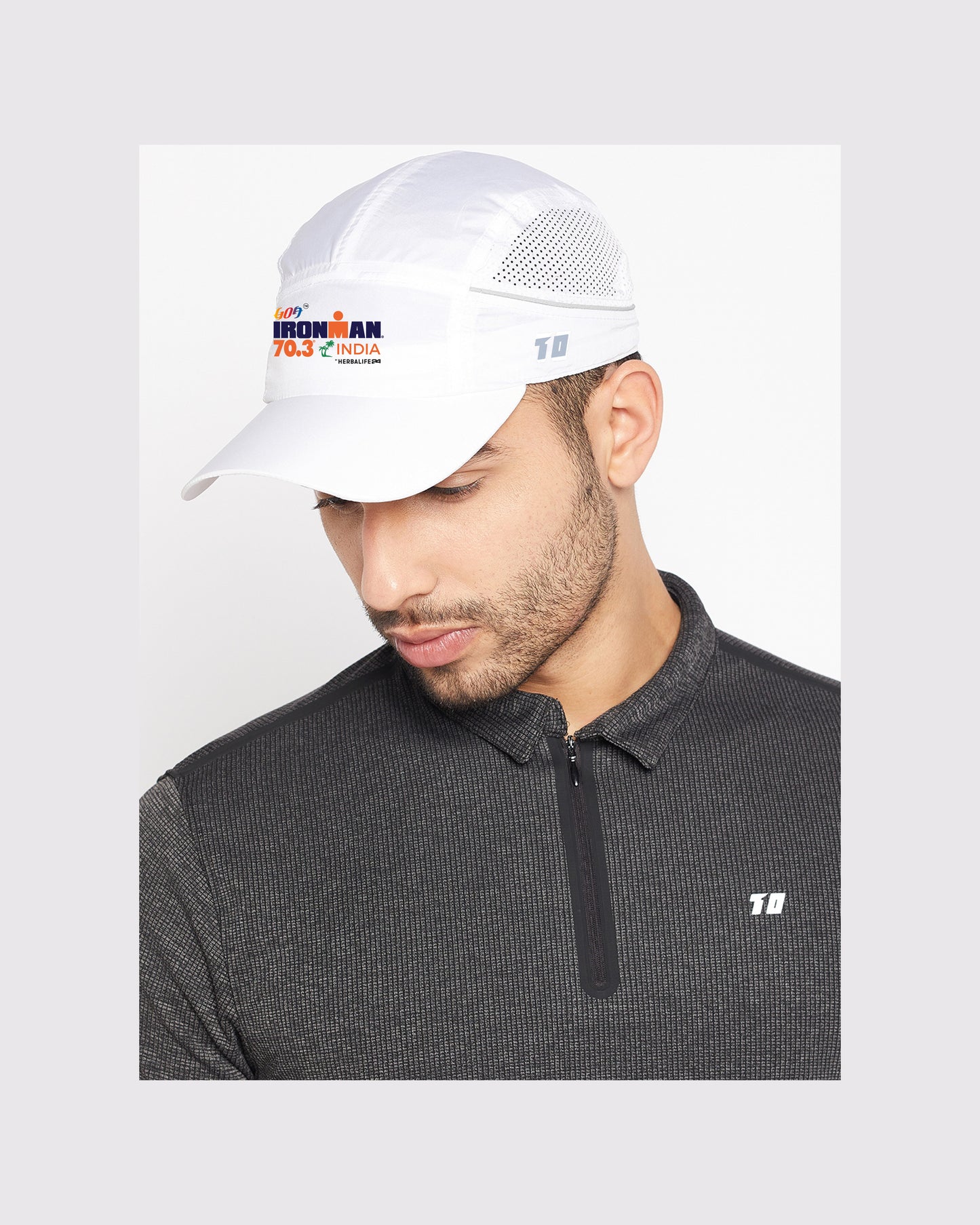 Flyer Cap White - Ironman 70.3 Goa