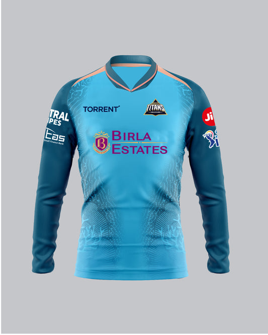 OFFICIAL TRAINING JERSEY FULL SLEEVE SKY - GUJARAT TITANS - IPL 2026