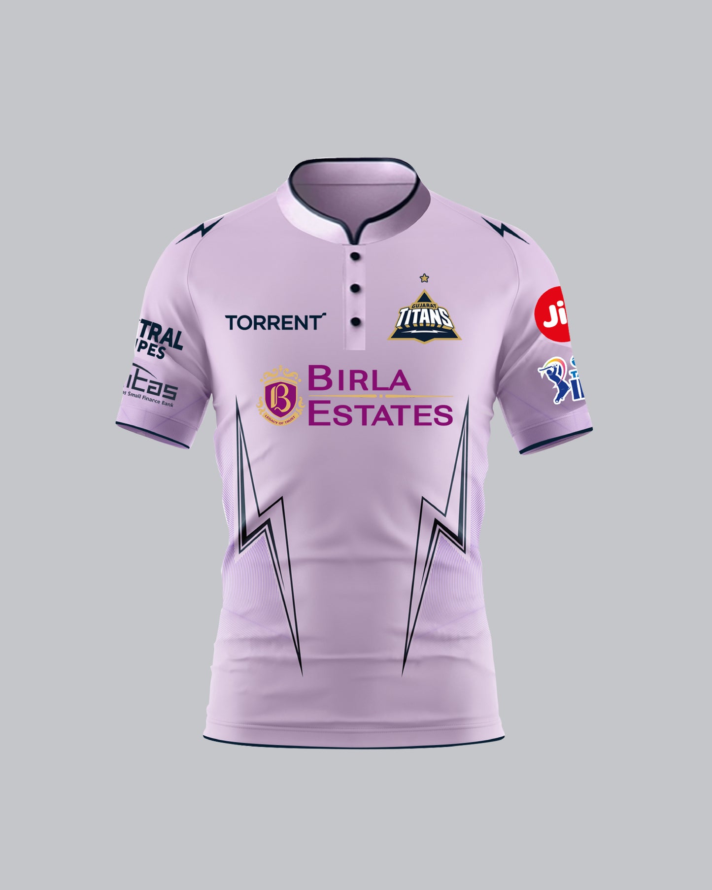 OFFICIAL REPLICA HALF SLEEVE LAVENDER JERSEY - GUJARAT TITANS - IPL 2026