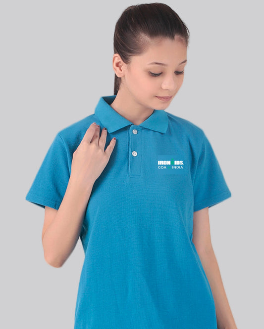 Unisex Polo Blue - Ironkids Goa