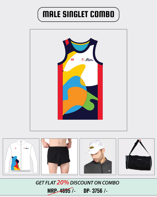 MALE SINGLET COMBO - JBG KOLKATA MARATHON 2026