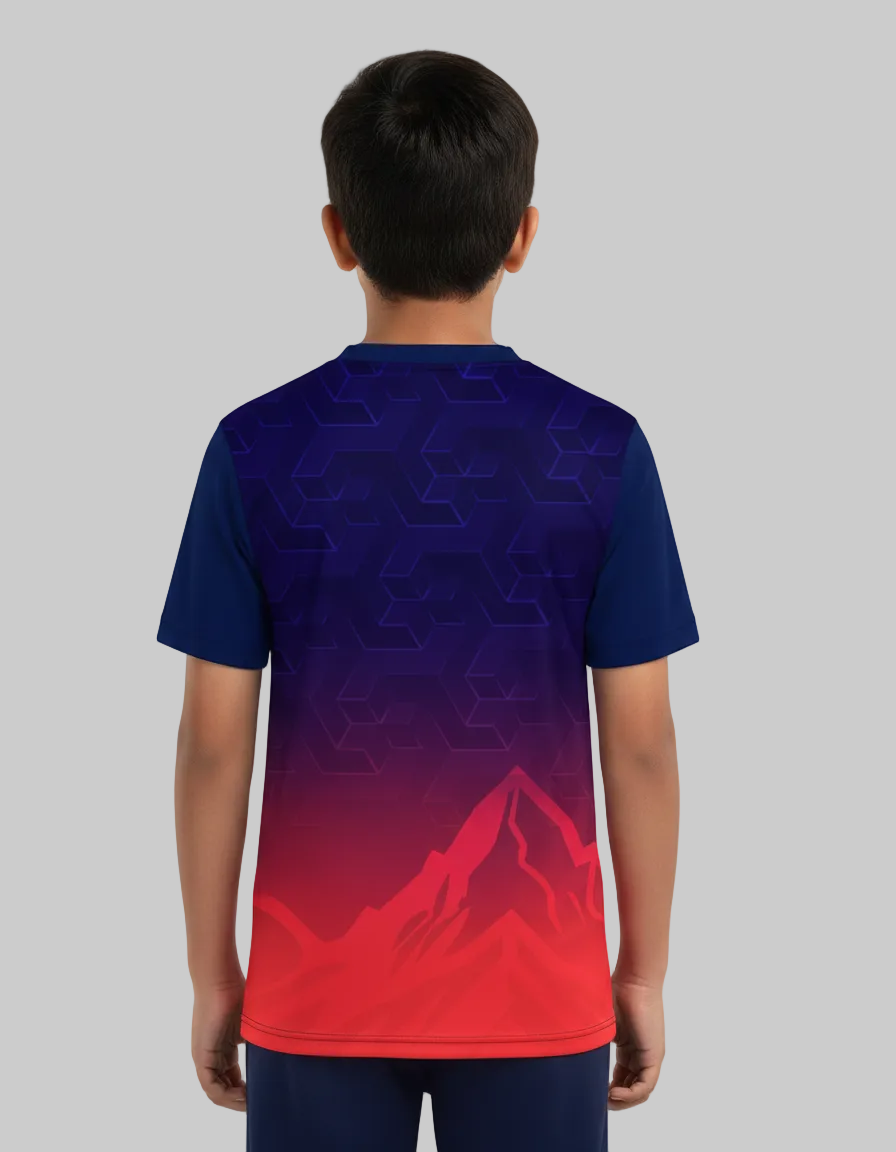 Kids Fan Jersey Half Sleeves - Nepal Cricket