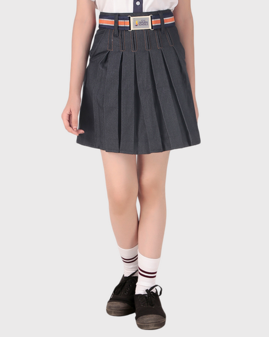 Jaipuria Classic Denim Skirts Without Gallis