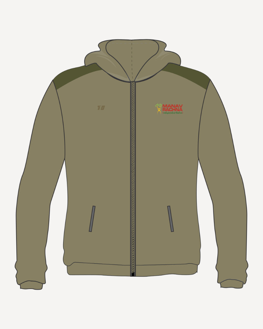 BEIGE/OLIVE GREEN  HOODIE - MRIS IB