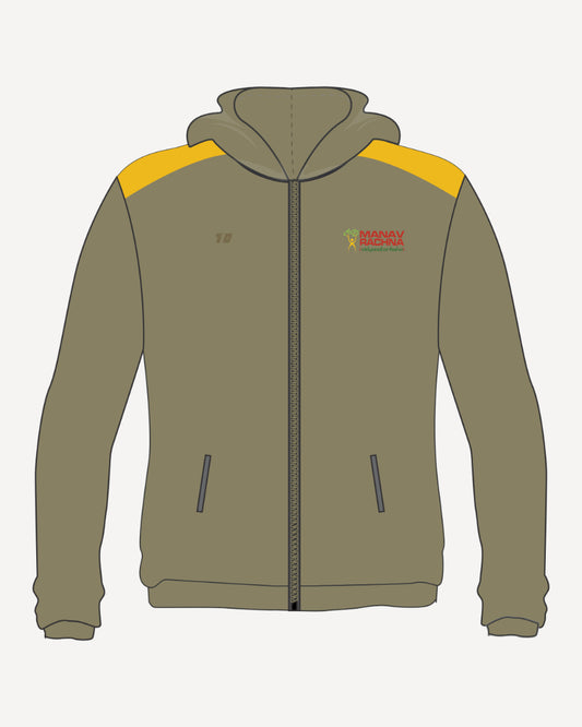 BEIGE/YELLOW HOODIE - MRIS IB