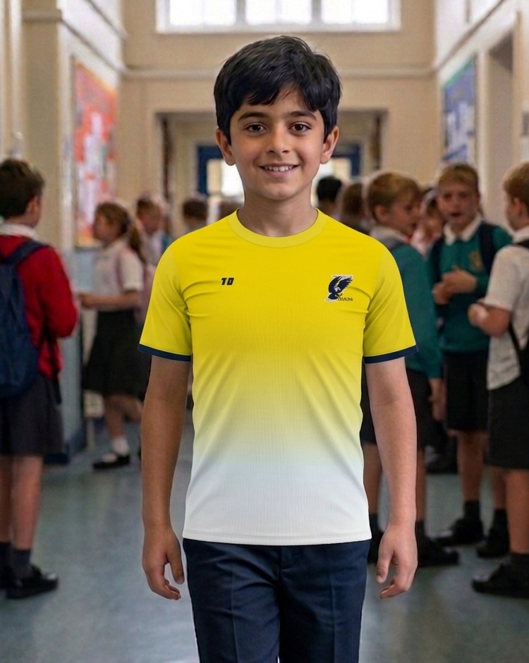 MRIS CLAN House Tee Yellow (Air Falcons) - Manav Rachna