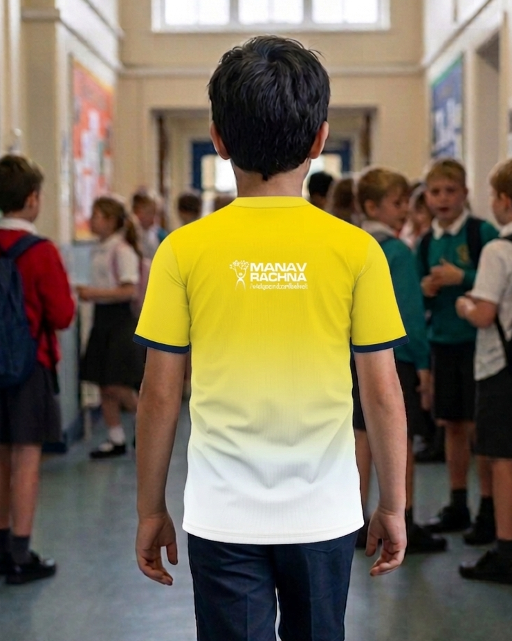 MRIS CLAN House Tee Yellow (Air Falcons) - Manav Rachna