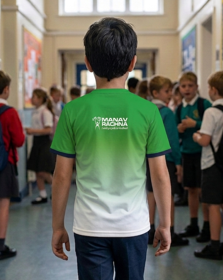 MRIS CLAN House Tee Green (Forest Rhinos) - Manav Rachna