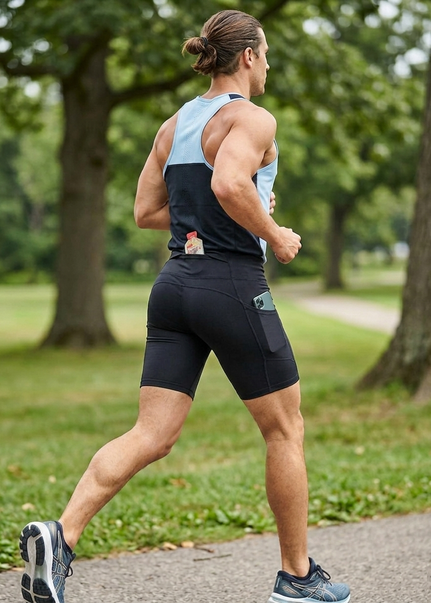 Multi Pocket Dash Tights - Male