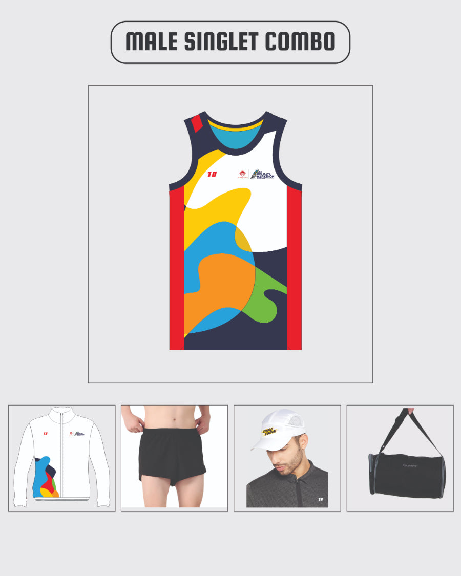 MALE SINGLET COMBO - JBG KOLKATA MARATHON 2026