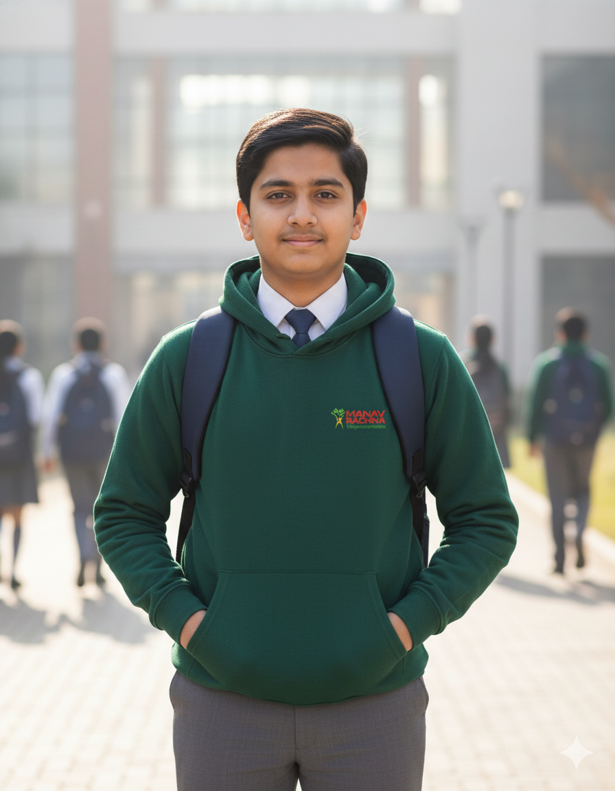 MRIS CLAN Hoodie (Forest Rhinos) - Manav Rachna