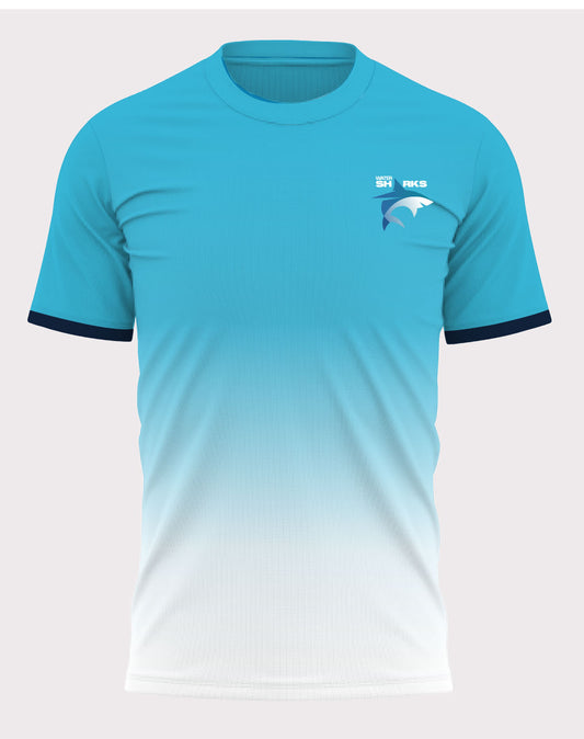DryFit R/N CLAN House Aqua Blue T-Shirt - Manav Rachna