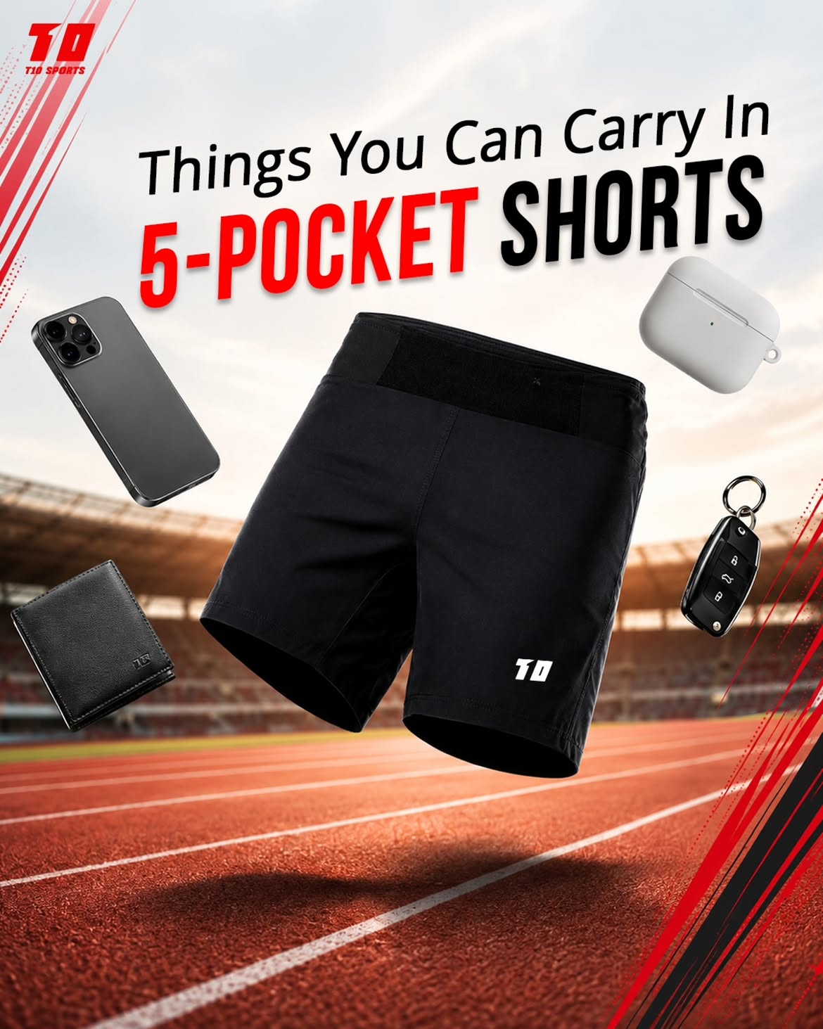 FIVE POCKET RUNNERS SHORTS - IRONMAN-2026-POS