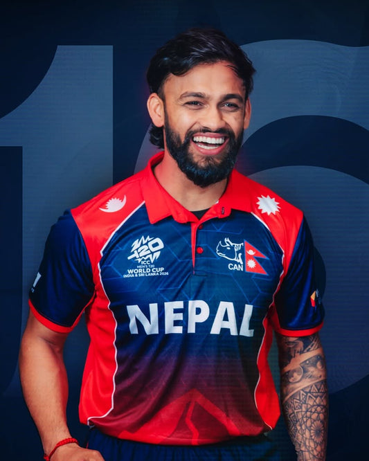 World Cup 2026 - Playing Jersey - Nepal Cricket