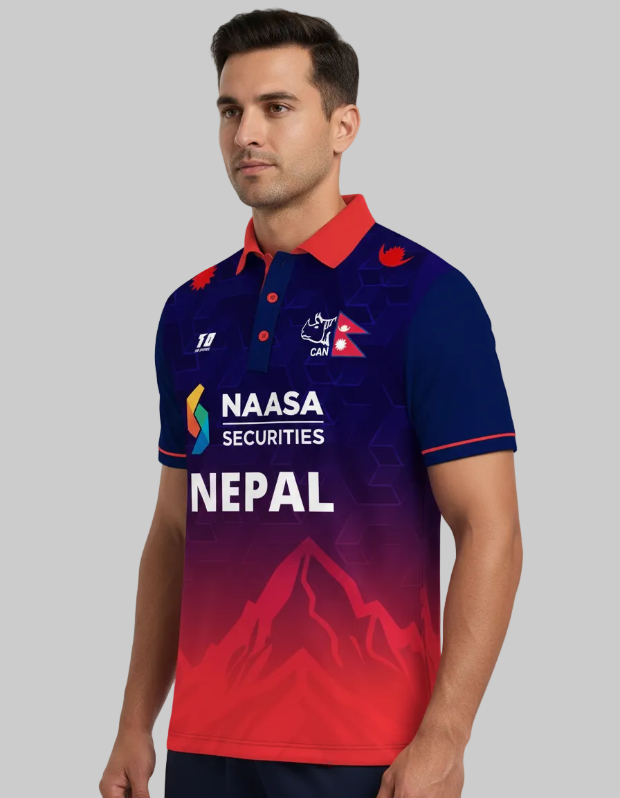 Replica Jersey Half Sleeves - Nepal Cricket