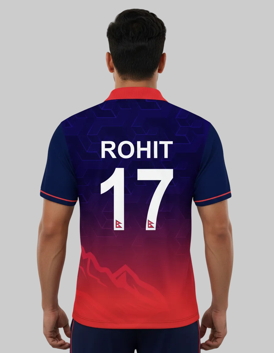 Replica Jersey Half Sleeves - Nepal Cricket