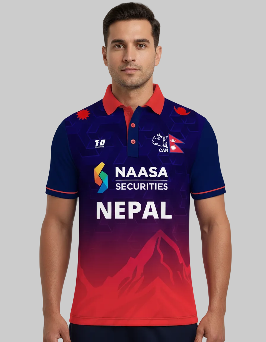 Replica Jersey Half Sleeves - Nepal Cricket