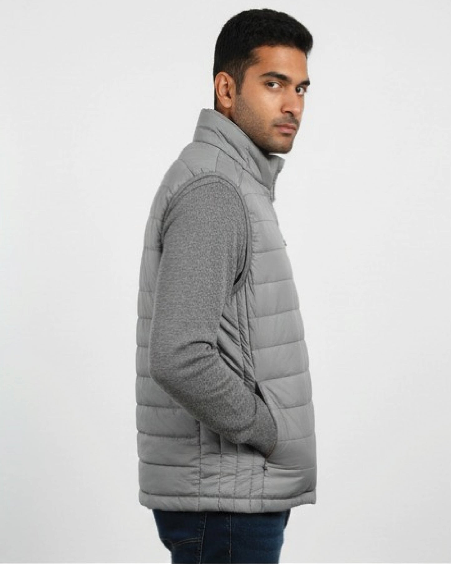 Puffer Jacket Half Sleeves - Nomura