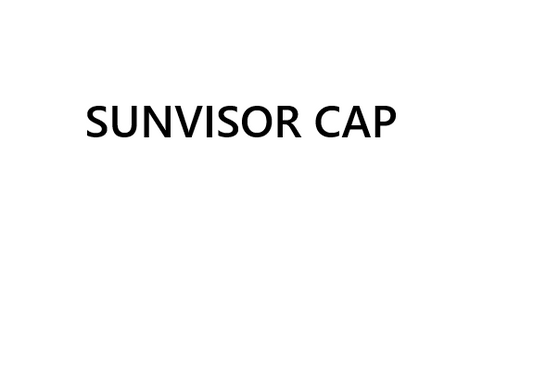 SUNVISOR CAP - HRS