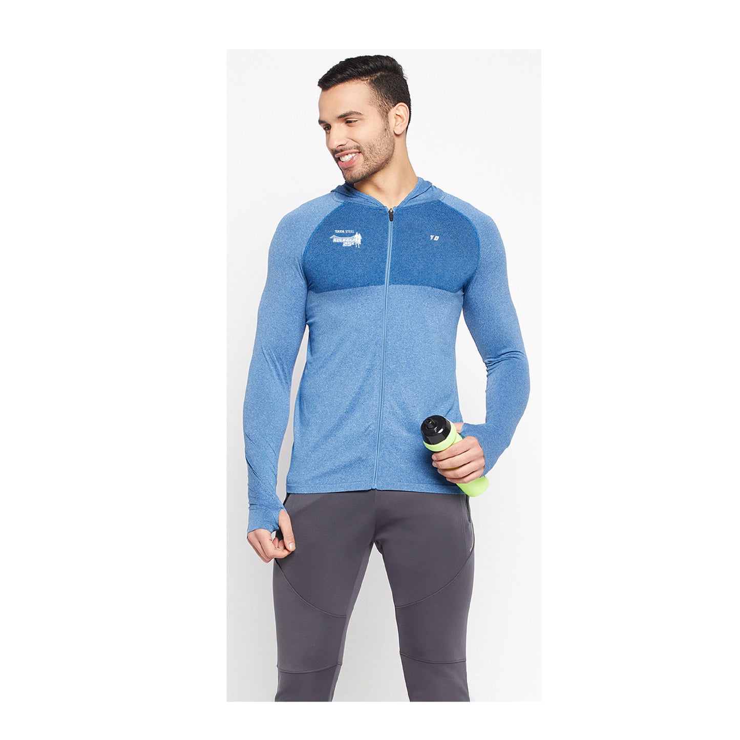 Seamless Hoodie -Ice Blue