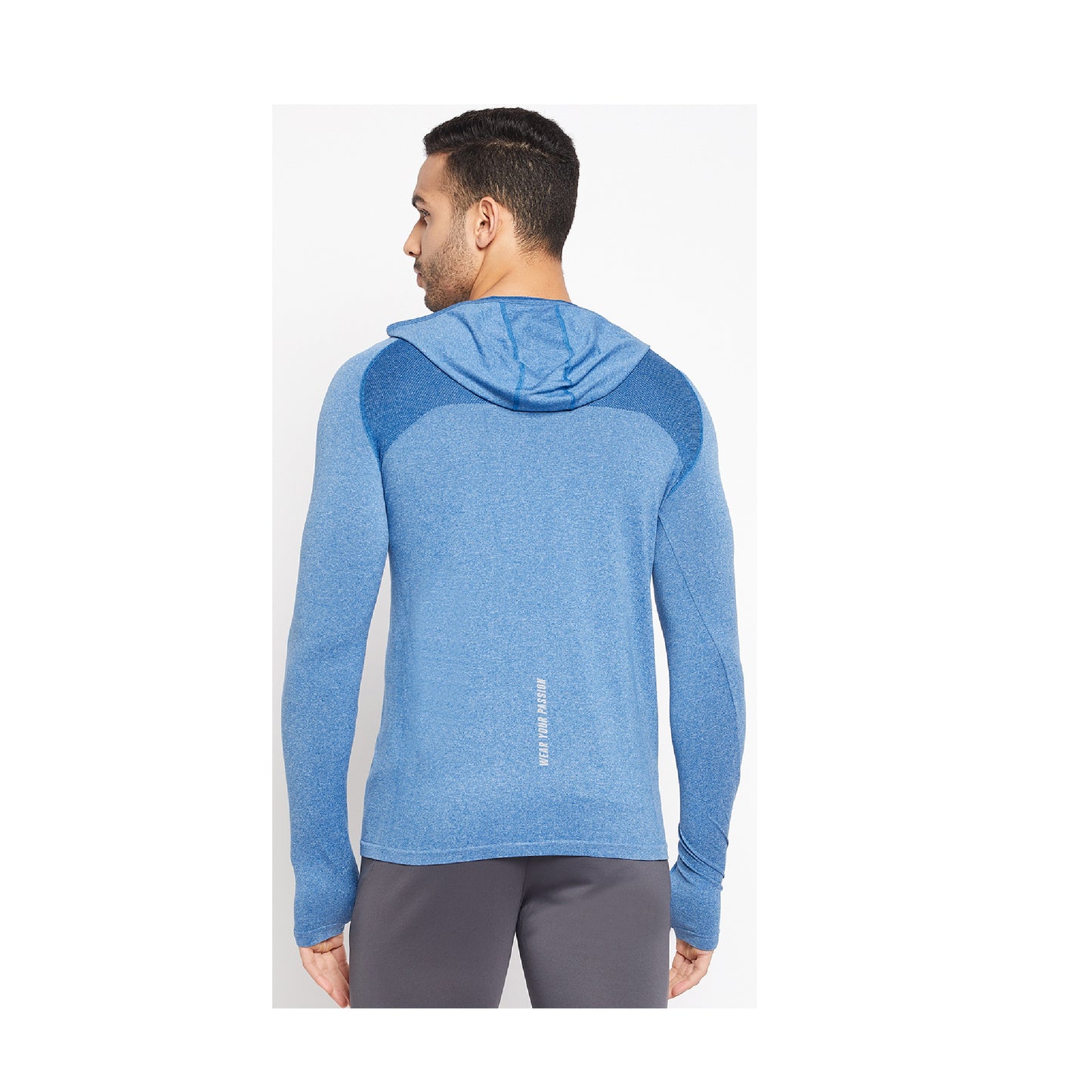 Seamless Hoodie -Ice Blue